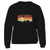 New Jersey Vintage Morristown Mountain Sunset Retro Home State Hiking Souvenir Gift Black