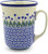 Polish Pottery Mug 17 oz Water Tulip