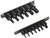 Cal Hawk Tools ASSTB15 1/4" & 3/8" Drive Impact Star Socket Set (15 Piece)
