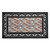 Lunarable Oriental Doormat, Eastern Bohem Detail Ottoman Tile Work Inspired Flowers, Rectangle Entryway Welcome Mat for Front Door & Backyard, 17.3" x 29.3", Turquoise Marigold