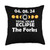 The Forks Maine Total Solar Eclipse 2024 Throw Pillow