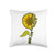 Cute X-Ray Tech Radiology Tech Sunflower X-Ray Technologist XRay Tech Throw Pillow, 16x16, Multicolor