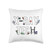 Cute X-Ray Tech Radiology Tech Flowers X-Ray Technologist XRay Tech Throw Pillow, 16x16, Multicolor