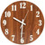 Fox Valley Traders Wood Glow in The Dark Wall Clock