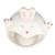 Happyyami Hamster Ceramic Nest Small Pet Ceramic House Cool Hamster House Hideout Hamster Hide Cartoon Hamster
