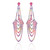 GUESS Rainbow Stone Linear Dangle Drop Chandelier Earrings