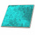 3dRose ct_26164_5 Turquoise Peacock Art Glass Tile, 4-Inch