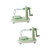 Amosfun 2pcs Fruit Peeler Manual Fruits Peeler Pelador De Papas Peeler for Home Kitchen Peeler Vegetables Peeler Apples Skinner Pear Peeler Hand Peeling To Rotate Tomato Stainless Steel