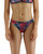 TYR Women's Standard Durafast Elite Classic Bikini Swimsuit Bottom, Red/Multi, Medium