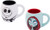 The Nightmare Before Christmas Jack and Sally 18 oz. Oval Ceramic Mug Set