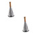 GANAZONO 2pcs Kitchen Grater Kitchen Essentials Fruit Grater Home Accessory Carrot Shredder Cheese Slicer Graters for Kitchen Garlic Crusher Kitchen Slicer Stainless Steel Vertical Stripper