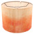 Angoily Gradient Bamboo Lamp Shades, E27 Chandelier Lampshade Vintage Drum Lamp Shade European Light Cover Decorative Lamp Shade for Pendant Floor Table Light Orange
