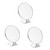 FOMIYES 3 pcs Vanity Mirror Clear Dresser Handheld Mirrors Table top Mirror Dresser Mirror Multifunction Mirror Rotating Cosmetic Mirror Alloy Simple Mirror Beauty Makeup Mirror Dress up