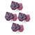 VANZACK 16 Pcs Fish Tank Landscaping Leaves Plastic Leaves Betta Hammock Bed Aquarium Resting Bed Plastic Fish Aquarium Leaf Habitat Playing Fish Breeding Leaf Rest Bed Multipurpose Purple