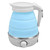 Travel Foldable Electric Kettle, 600ml Collapsible Travel Kettle with Food Grade Silicone, Adjustable Temperature Hot Water Boiler, Auto Power Off, Water Boiling Tea Pot (US