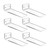 Cabilock 6pcs sneaker display stand wall mounted shoe rack floating shoe shelves clear shelves shoe display wall shoe rack display shelves display shelf Acrylic sneakers Display stands