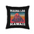 Mauna Loa Hawaii Volcano National Park Mauna Loa Hawaii Volcano Eruption Throw Pillow, 16x16, Multicolor