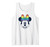Disney Mickey & Friends Minnie Mouse Rainbow Pride Bow Tank Top