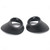 Smicroscope Accessories for Adults 2PCS Black Rubber Eyepiece for Stereo Biological Microscope Eye Cups Accessory Microscope