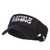 e4Hats.com I'd Rather Be Fishing Embroidered Visor - Black OSFM