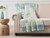 Greenland Home Evangeline Modern Floral Patchwork Print Quilted Throw Blanket