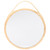 PRETYZOOM Hanging Rattan Mirror Practical Vanity Mirror Round Hanging Mirror Hanging Vanity Mirror Rattan Hanging Mirror Rattan Round Mirror Mirrors Hanging Vine Wall-Mounted Glass
