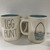 Rae Dunn EGG HUNT Mug - Blue inside - Double sided - Easter - Ceramic - Dishwasher and Microwave safe - Coffee Tea Cup