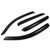 Compatible with Tacoma 2nd Gen Double Cab 4pcs Tape-On Window Visor Deflector Rain Guard