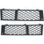 Ongcikoco 2pcs Bumper Grille Lh Side Textured Black Plastic Grill 13457331