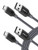 [2-Pack] Anker PowerLine+ USB C to USB A Fast Charging Cable, for Samsung Galaxy Note 8 / S8 / S8+, MacBook, Nintendo Switch, Sony XZ, LG V20 / G5 / G6, HTC 10, Xiaomi 5 and More (6ft) (Gray)