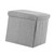 BESTOYARD 1pc Footstool Folding Storage Cube Toy Storage Fabric Foot Rest Stool Footrest Collapsable Stool Storage Stool Storage Container Foldable