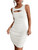 CUTEMOOT Women 2023 Summer Sleeveless Sexy Cut Out Bodycon Knit Side Ruched Tank Dress Slim Club Party Evening Dresses (White, X-Large) CUTEMOOT Women 2023 Summer Sleeveless Sexy Cut Out Bodycon Knit Side Ruched Tank Dress Slim Club Party Evening Dresses (White, X-Large)