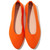 Women's Flats Shoes Pointed Toe Ballet Flats Dress Shoes Slip on Shoes Comfortable Flats(Orange.us9)