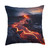 Volcano Nature Lover Gift Ideas Volcano Lava Fire Throw Pillow, 18x18, Multicolor