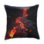 Volcano Nature Lover Gift Ideas Volcano Lava Fire Throw Pillow, 18x18, Multicolor