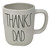 Rae Dunn Ceramic Coffee/Tea Mugs for Dad (Thanks Dad/White Matte)
