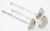 Royal Industries 2 Piece Ladle, Stainless Steel, 24 Oz, Silver