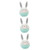 DECHOUS 3pcs Kitchen Timer Visual Timer for Kids Manual Timer Portable Time Reminder Baking Timer Kid Timer Cartoon Kitchen Study Timer Kitchen Alarm Timer Boiled Eggs Abs Rabbit Student