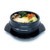 Jovely Korean Stone Pot Set - 32 fl oz, Authentic Ttukbaegi Korean Earthenware Pot w/Tray - Twice-Fired Natural Korean Clay Pot for Cooking - Microwave & Dishwasher-Safe - Korean Cookware by Jovely