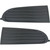 Ongcikoco 2pcs Bumper Grille Left Right Side Primed Grill Plastic 13455351