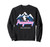 Purgatory Ski CO Mountain Colorado Cool Blue Skier Gear Sweatshirt