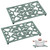 Sumnacon Cast Iron Trivet 2 Pack Iron Trivet for Hot Dishes Pots Pans Plates Teapots,10x 6.2 Inch Cast Iron Trivet for Kitchen Dining Table Cooktop Heat Resistant Metal Trivet with Rubber Feets,Green Sumnacon Cast Iron Trivet 2 Pack Iron Trivet for Hot Dishes Pots Pans Plates Teapots,10x 6.2 Inch Cast Iron Trivet for Kitchen Dining Table Cooktop Heat Resistant Metal Trivet with Rubber Feets,Green