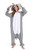 DELEY Unisex Elephant Onesie Adult Animal Pajamas Warm Sleepwear Halloween Cosplay Homewear Anime Costume Elephant