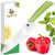 VegItPro 8" Ceramic Knife + Vegetable Cutting Knives + Ceramic Paring Knife + Sharp Knife + Vegetable Knife + Lettuce Knife + Blade Covers Included