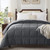 Homelike Moment Twin Comforter Grey Lightweight Comforter Duvet Insert Down Alternative Bed Comforter All Season Quilted Comforters Twin XL Size Dark Gray