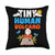 Volcanologist Volcanoes Tiny Human Volcano Volcano Throw Pillow