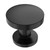 9BUILD 10 Pack 1.2 Inch Matte Black Cabinet Knobs Black Drawer Knobs Round Kitchen Cabinet Knobs Black Knobs for Cabinets Dresser Knobs Knobs for Dresser Drawers