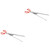 TOVINANNA 2pcs Crab Tongs Lobster Tong Garbage Tongs Catching Sea Clips Garbage Clips Cooking Tongs Crab Picker Extra Scissor Tongs Trash Litter Picker Upper Tool Plastic Sea ??crab Pickup