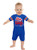 Cheekie Peach NCAA Kansas Jayhawks Boys Infant Full Steam Onesie, 12-18 Months, Royal