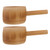 HOLIDYOYO 2pcs Bamboo Long-handled Water Spoon Kitchen Utensil Soup Ladle Water Ladle Bailer